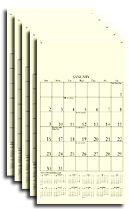 Set of 4 - 2014 6" x 11" Small Refills